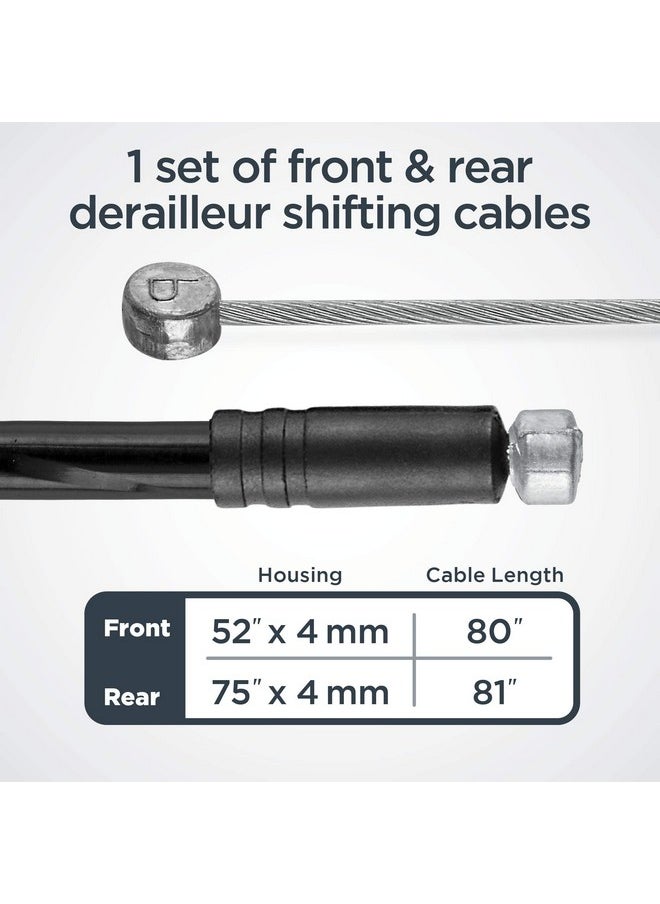 SCHWINN Bike Brake And Derailleur Cable Repair Set Bicycle Tune Up Bike Accessories Black  - Image 4