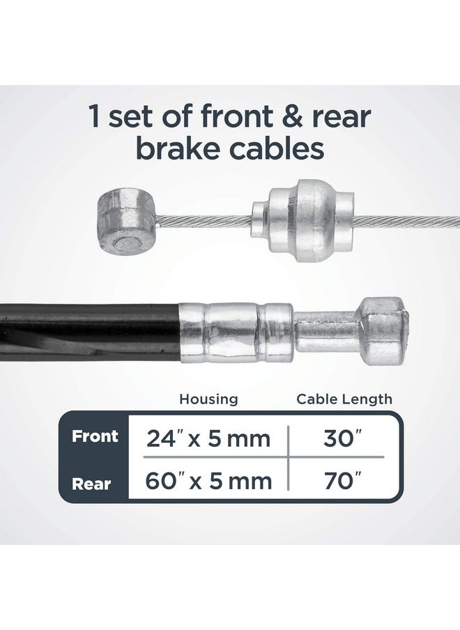 SCHWINN Bike Brake And Derailleur Cable Repair Set Bicycle Tune Up Bike Accessories Black  - Image 3