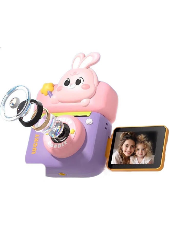 Leleyu Children'S Camera Toy For Ages 3-6, Instant Print One-Button Camera For Photos And Videos, Birthday Gift For Boys And Girls - Image 1