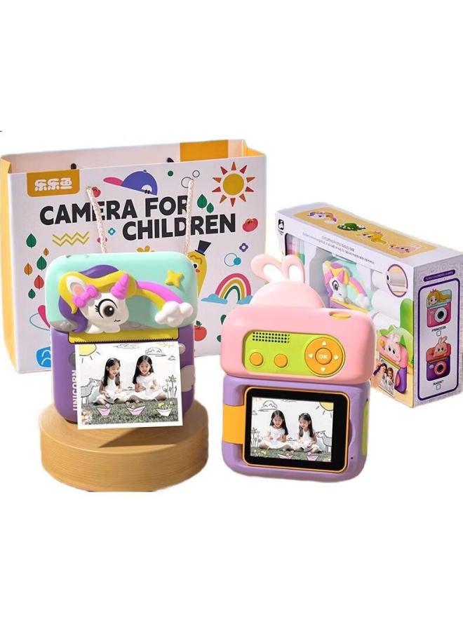 Leleyu Children'S Camera Toy For Ages 3-6, Instant Print One-Button Camera For Photos And Videos, Birthday Gift For Boys And Girls - Image 3
