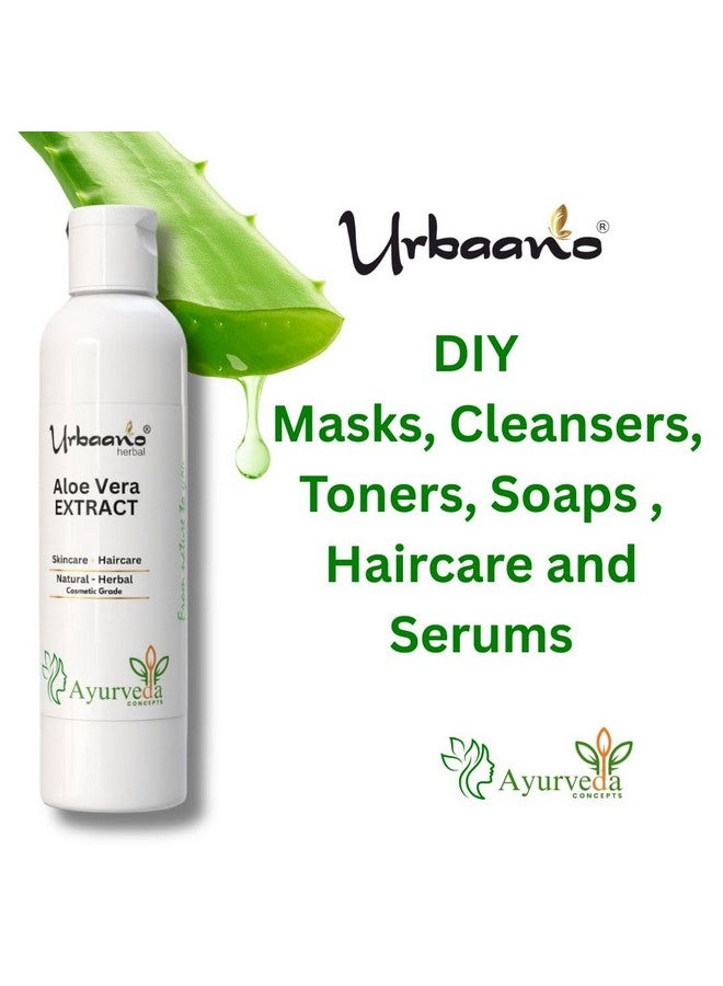 Urbaano Herbal® Aloe Vera Liquid Extract Natural Ingredient for DIY Skin Care Products (Making Serum, Face Wash, Toner, Cream or Soap) (500ml) - Image 3