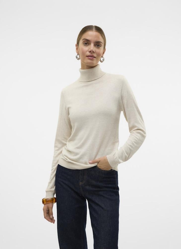 VERO MODA Vmiris Long Sleeve  Rollneck Pullover Sweater - Image 1