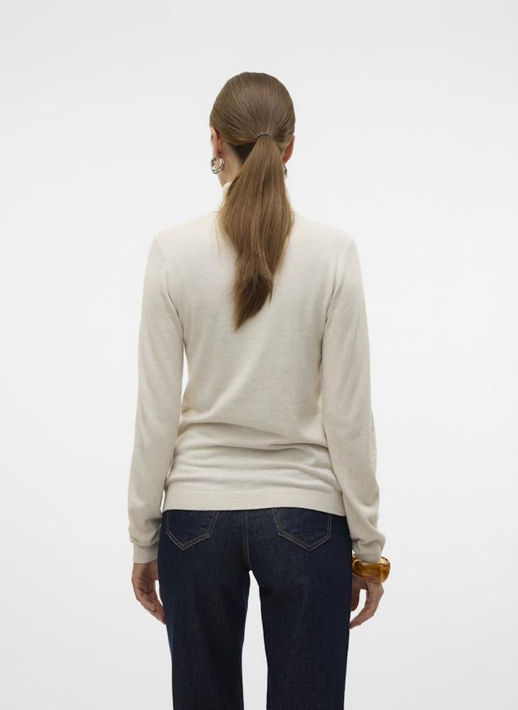 VERO MODA Vmiris Long Sleeve  Rollneck Pullover Sweater - Image 2