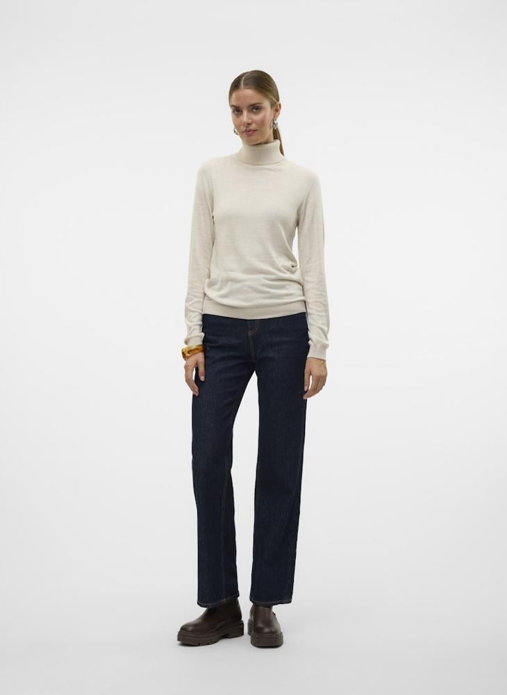 VERO MODA Vmiris Long Sleeve  Rollneck Pullover Sweater - Image 5