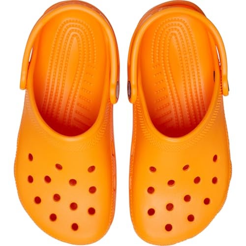 Crocs Kids Classic Clog (Toddler) - Clogs for Kids - Synthetic Upper - Ventilation Holes - Round Toe Orange Zing 5 Toddler M - Image 4