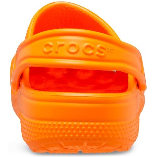 Crocs Kids Classic Clog (Toddler) - Clogs for Kids - Synthetic Upper - Ventilation Holes - Round Toe Orange Zing 5 Toddler M - Image 2