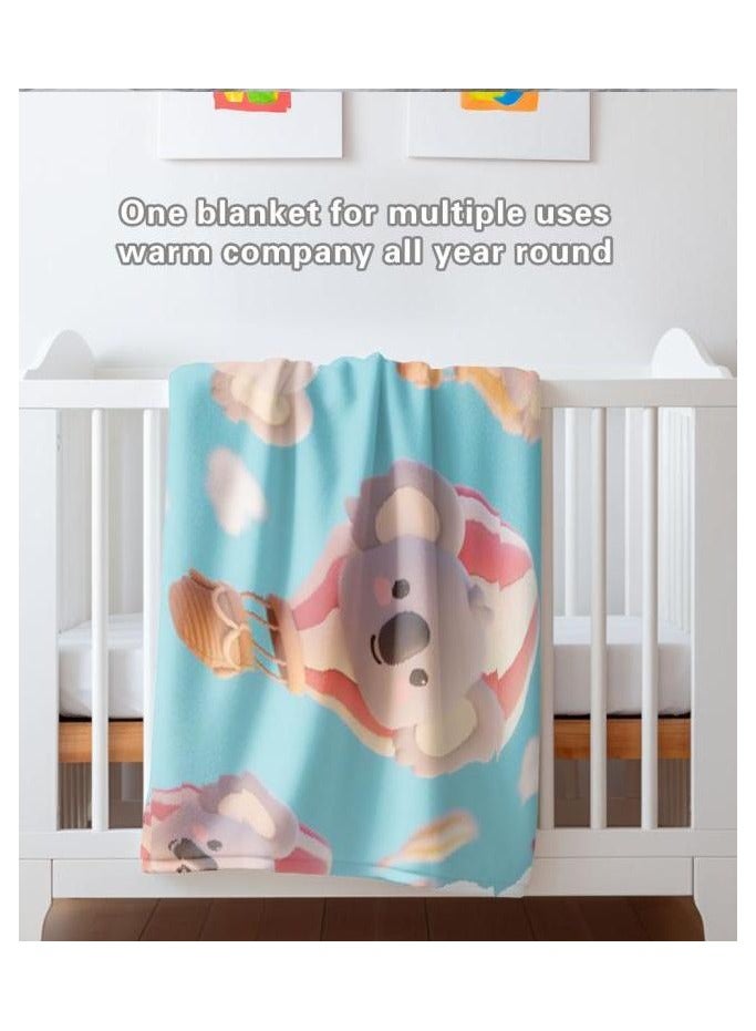 general Children's or student cartoon flannel thin blanket (warm and comfortable, suitable for sleep, games) 100cm*150cm - 117 - Image 5