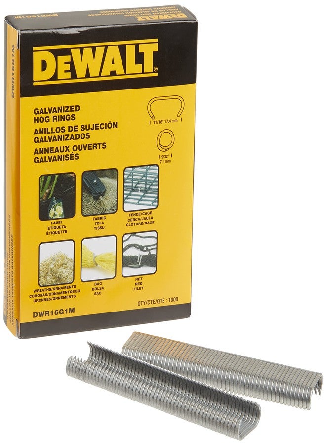 DEWALT Hog Ring Pliers Kit, Includes Pliers and 1000 Ring Pack (P7DW) - Image 4