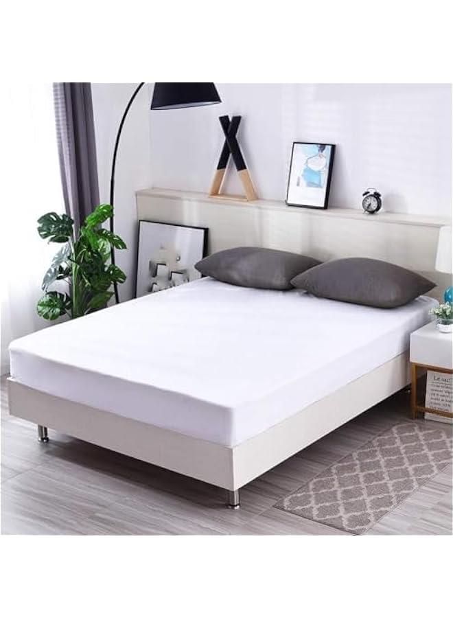 HOOKOR Luxury Waterproof Mattress Protector King Size Bed,Mattress Cover,100% Waterproof and Breathable,Deep Pocket,Soft Microfiber,Easy Care,Shrinkage and Fade Resistant Fitted Sheets (180 * 200) - Image 1