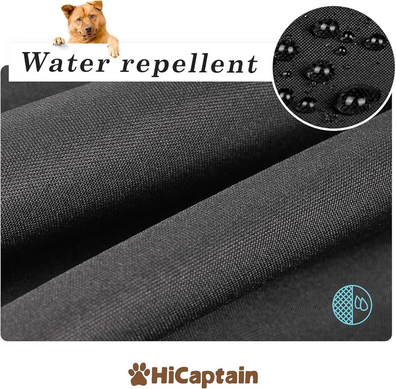 HiCaptain غطاء علوي لقفص الحيوانات الأليفة من HiCaptain للاستخدام الداخلي والخارجي - حماية من الهروب ودرع واقٍ من الشمس يناسب قفص الكلاب بعرض 24 بوصة و8 ألواح (أسود، مع شبكة نصفية قابلة للتعديل) - Image 3