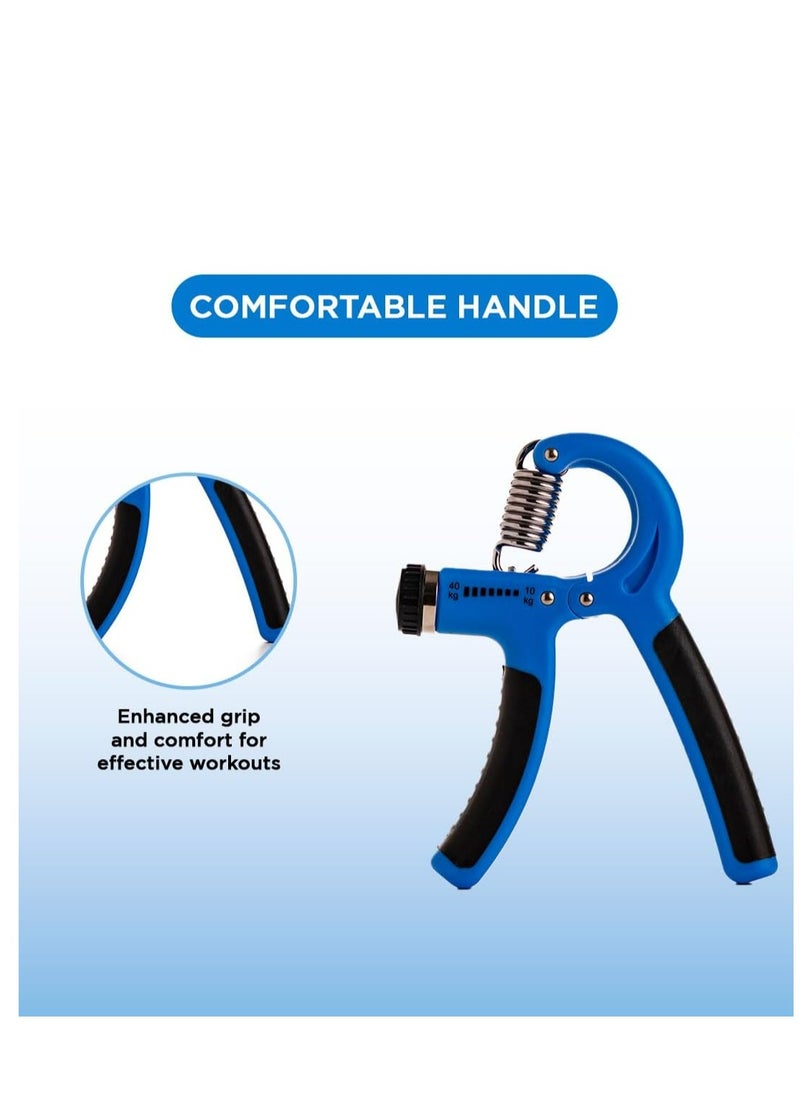 ENDLESS  - Adjustable Hand Grip Strengthener from 10 Kg to 40 Kg Resistance Level | Assorted | Exercise Equipment to Use in Home and Gym for Forearm and  Finger Power Gripper Exercises - Image 1