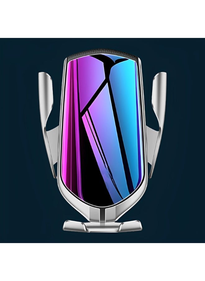 REOCLE Wireless Car Charger 10W Fast Wireless Charger for car Auto-Clamping Fit for iPhone 15 14 13 12 11 Pro Max & Samsung Galaxy S23 Ultra S22 S21 S20 S10+ S9+ Note 9 etc  - Image 2