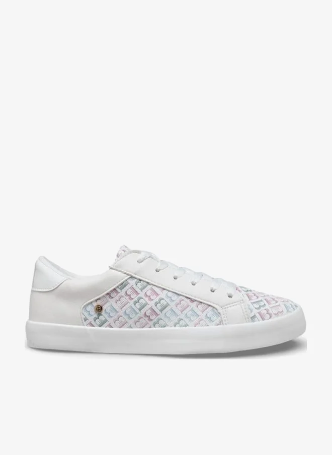 Flora Bella Women Printed Lace-Up Sneakers