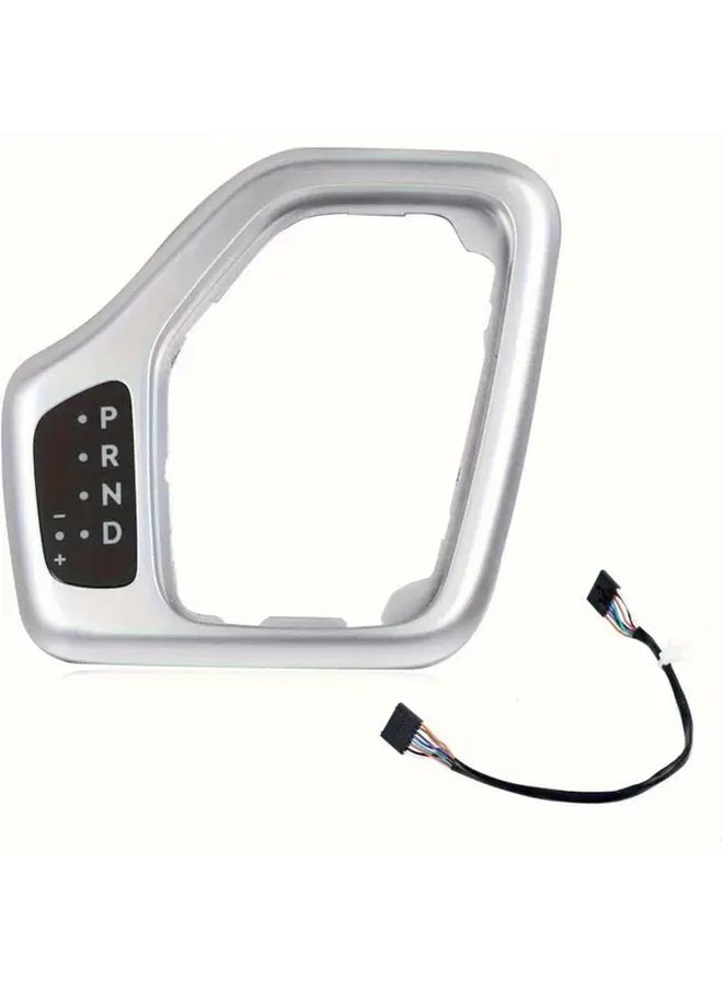 Silvery Shift Bezel with Harness Kit for 2014 2018 Jeep Cherokee Replace 5YD27LS5AA 68413957AA - Image 1