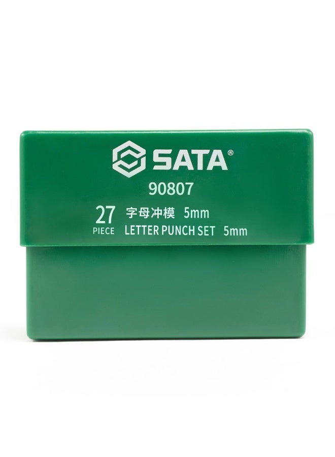 SATA ST90808 27-Piece 6mm Letter Punch Set - Image 3