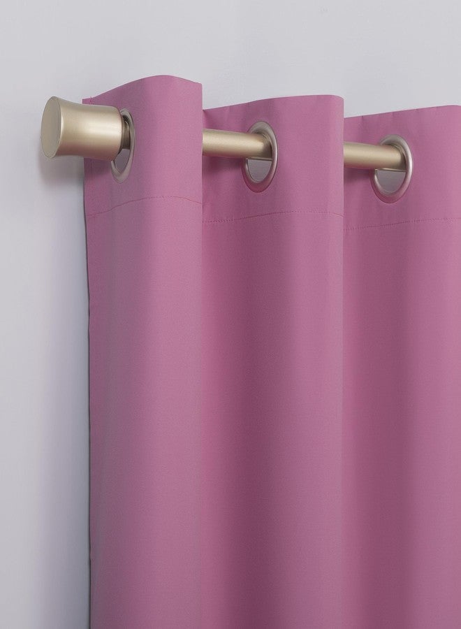 Sun Zero Halton Bright Vibes Total Blackout Grommet Curtain Panel, 40" x 84", Pink - Image 3