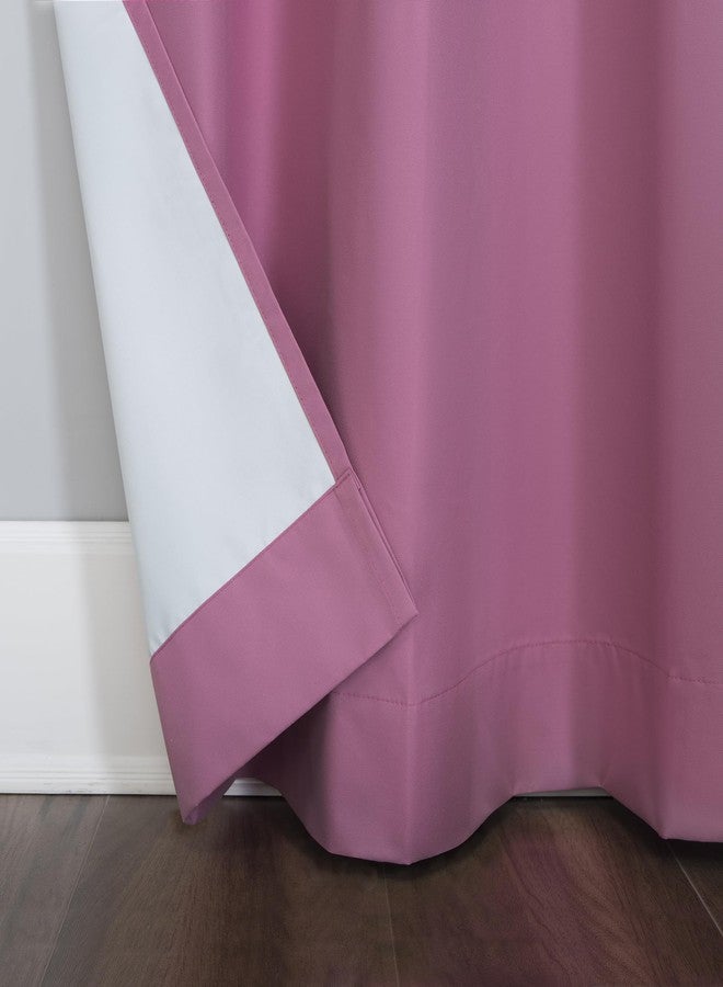 Sun Zero Halton Bright Vibes Total Blackout Grommet Curtain Panel, 40" x 84", Pink - Image 5