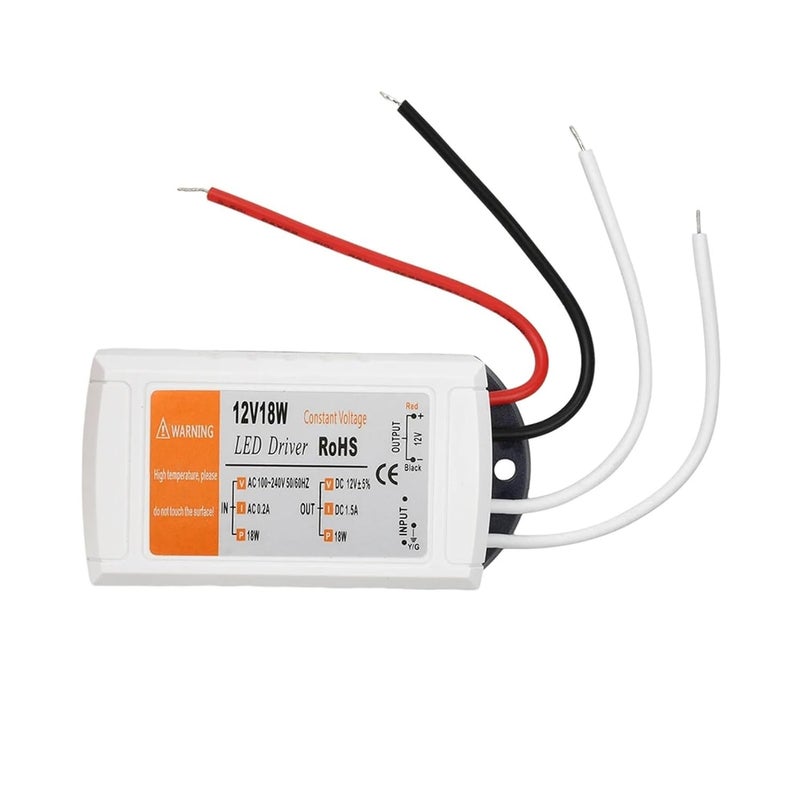 18W 12V LED Driver Power Supply AC 90 240V to DC 12V Converter for LED Strip Lighting - Image 2