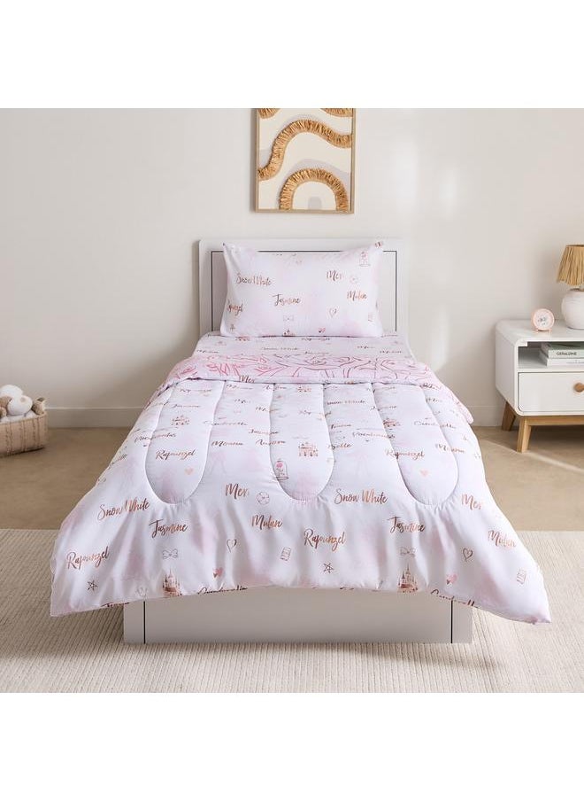 Home Box Princess Pretty Faces 2-Piece Single Comforter Set - 135x220 cm  - Image 4