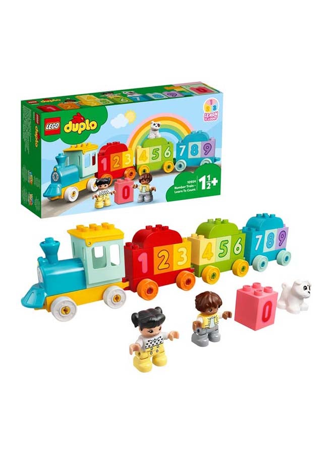 LEGO DUPLO My First Number Train - Learn To Count 10954 Building Toy; Introduce Toddlers to Numbers and Counting; Educational Number-Brick Train Helps Preschoolers Learn and Play; Great Gift for Kids (23 Pieces) - Image 1