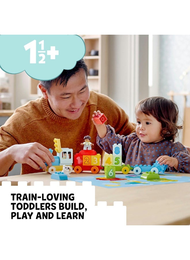 LEGO DUPLO My First Number Train - Learn To Count 10954 Building Toy; Introduce Toddlers to Numbers and Counting; Educational Number-Brick Train Helps Preschoolers Learn and Play; Great Gift for Kids (23 Pieces) - Image 2