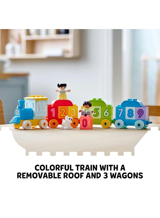 LEGO DUPLO My First Number Train - Learn To Count 10954 Building Toy; Introduce Toddlers to Numbers and Counting; Educational Number-Brick Train Helps Preschoolers Learn and Play; Great Gift for Kids (23 Pieces) - Image 3