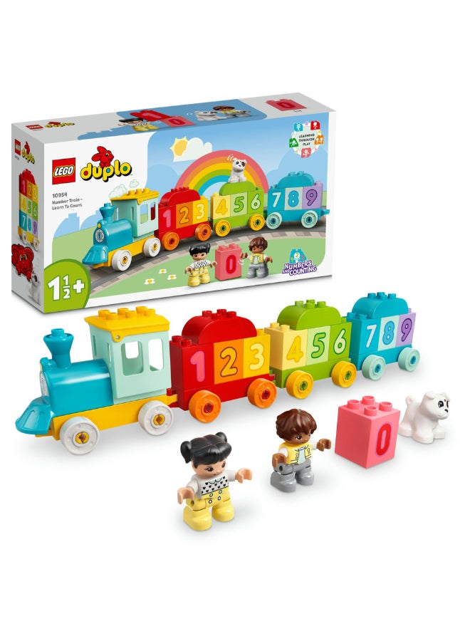 LEGO DUPLO My First Number Train - Learn To Count 10954 Building Toy; Introduce Toddlers to Numbers and Counting; Educational Number-Brick Train Helps Preschoolers Learn and Play; Great Gift for Kids (23 Pieces) - Image 1