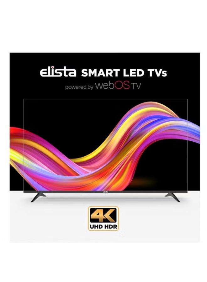 إليستا تلفزيون ذكي LED بدقة 4K UHD مقاس 65 بوصة | شاشة +A بدون حواف | نظام WebOS | ريموت ماجيك مع التحكم الصوتي ThinQ AI | Dolby Audio | HDR10+ | موديل D65UHD4ELD | أسود - Image 1