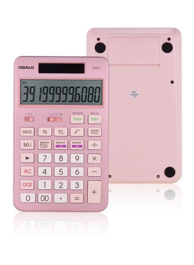 OSALO Basic Desktop Calculator Pink - Image 2