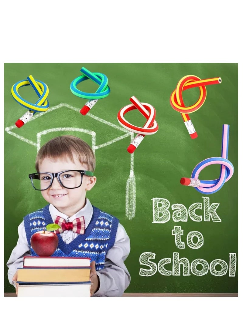 دايلي شيك 30 قطعة من أقلام الرصاص المرنة القابلة للانحناء للأطفال، أقلام رصاص سحرية قابلة للانحناء، أقلام رصاص ملونة لهدايا الفصل الدراسي للأطفال، لوازم مدرسية، هدايا الحفلات - Image 4