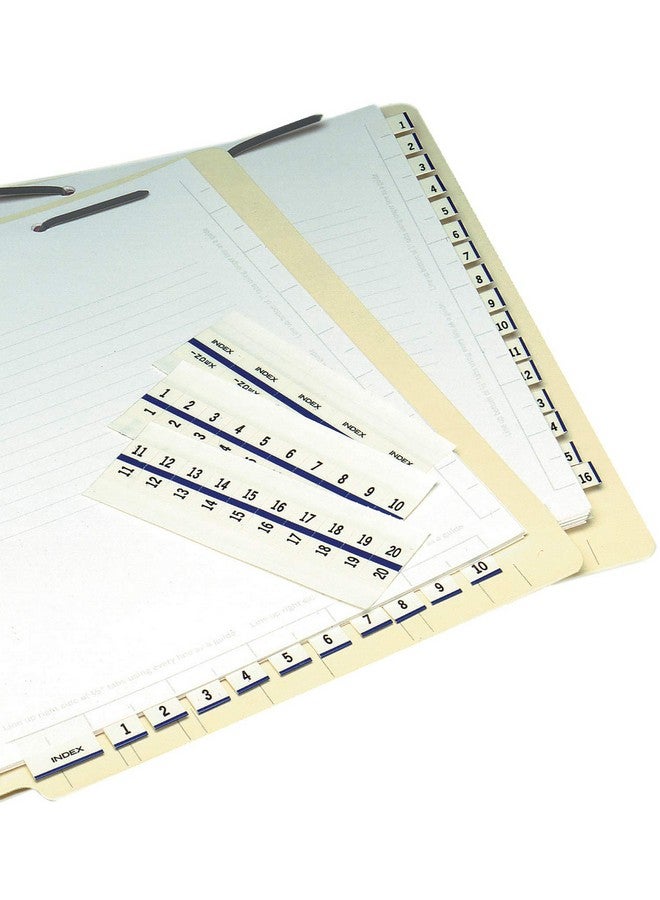 Tabbies Legal Numerical Exhibit Index Tabs, Blue Color Edge, 1/2" Tabs, 100 Tabs/Pack (57000), #101-200 - Image 2