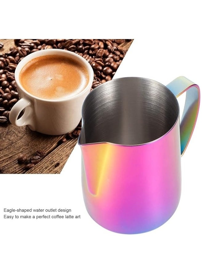 FALMER - Stainless Steel Milk Frothing Pitcher for Latte, Cappuccino, Barista Tool (350ml) - Image 1