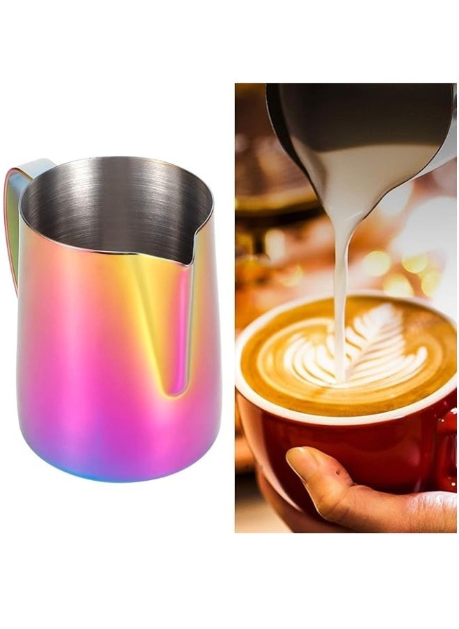 FALMER - Stainless Steel Milk Frothing Pitcher for Latte, Cappuccino, Barista Tool (350ml) - Image 1