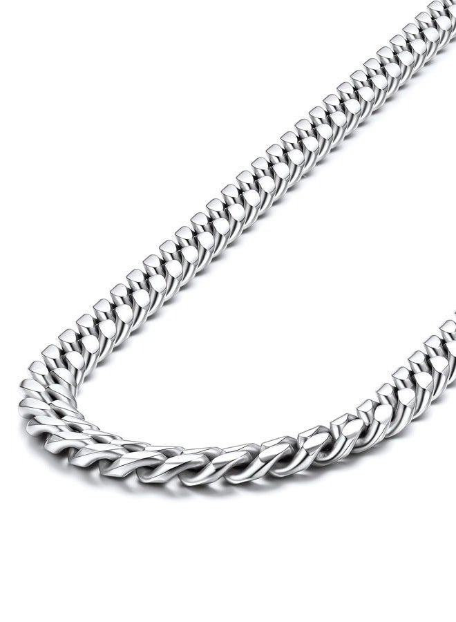 ChainsPro 316L Stainless Steel Men Men Cuban Necklace Chain 22inch 6MM Chain Chain Mens Gifts - Image 1