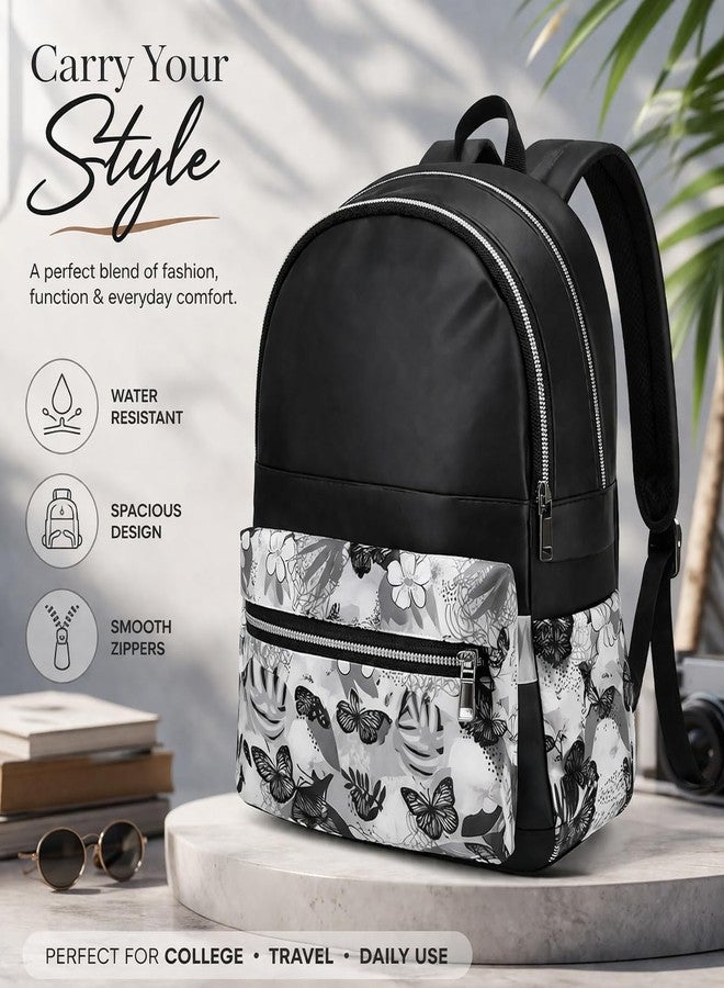 CLASSIC SMUGGLER Stylish Women Backpack | Waterproof Large Capacity Travel Backpack with Front Pocket & Smooth Zippers | Trendy Daily Use Shoulder Bag for Girls & Women - Image 2