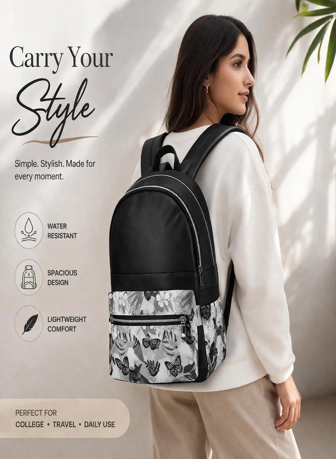 CLASSIC SMUGGLER Stylish Women Backpack | Waterproof Large Capacity Travel Backpack with Front Pocket & Smooth Zippers | Trendy Daily Use Shoulder Bag for Girls & Women - Image 5