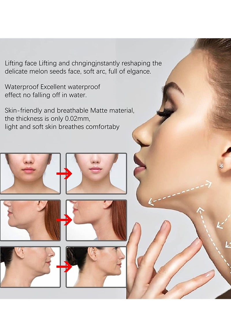 Generic - Face Lift Tape  2*40Pcs V Shaped Invisible Stickers Double Chin V Line Lifting Patch Tighten Hide And Wrinkles Around The Eyes and Neck Saggy Skin Make up Tools - Image 1
