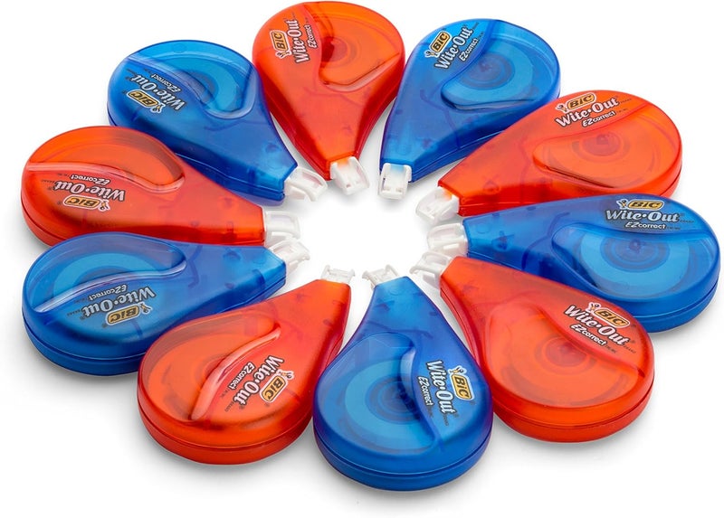 BIC Wite-Out Brand EZ Correct Correction Tape, White, 10-Count - Image 5