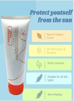 Skin Doctor Skin Doctor Sunblock Refreshing Cream SPF 80 PA+++ - Ultimate Protection for All Skin Types - 150g  - Image 4