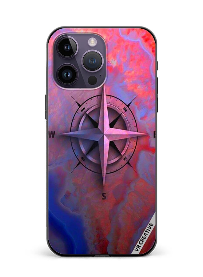 VR CREATIVE Protective Case Cover For Apple iPhone 16 Pro Max Compas Design Multicolour