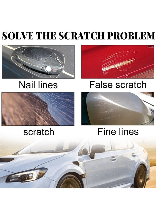 رايهونغ شمع إصلاح الخدوش في السيارات، عامل إصلاح خدوش طلاء السيارة، سائل ترميم وتلميع وتلميع السيارات، إصلاح الطلاء بسهولة، مزيل الخدوش البسيطة بسرعة، مرمم طلاء التلميع (مع إسفنجة) - Image 3