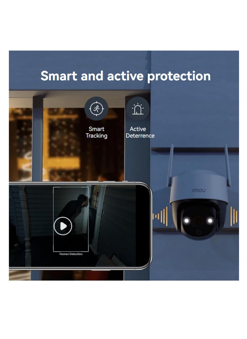 IMOU - Cruiser SE+ 3K Camera, Outdoor Security Camera for Home, WiFi CCTV Camera for Home, Surveilliance Camera with 360° Coverage, Human/Motion Detection, Smart Night Vision, IP66, Two-Way Talk - Image 1