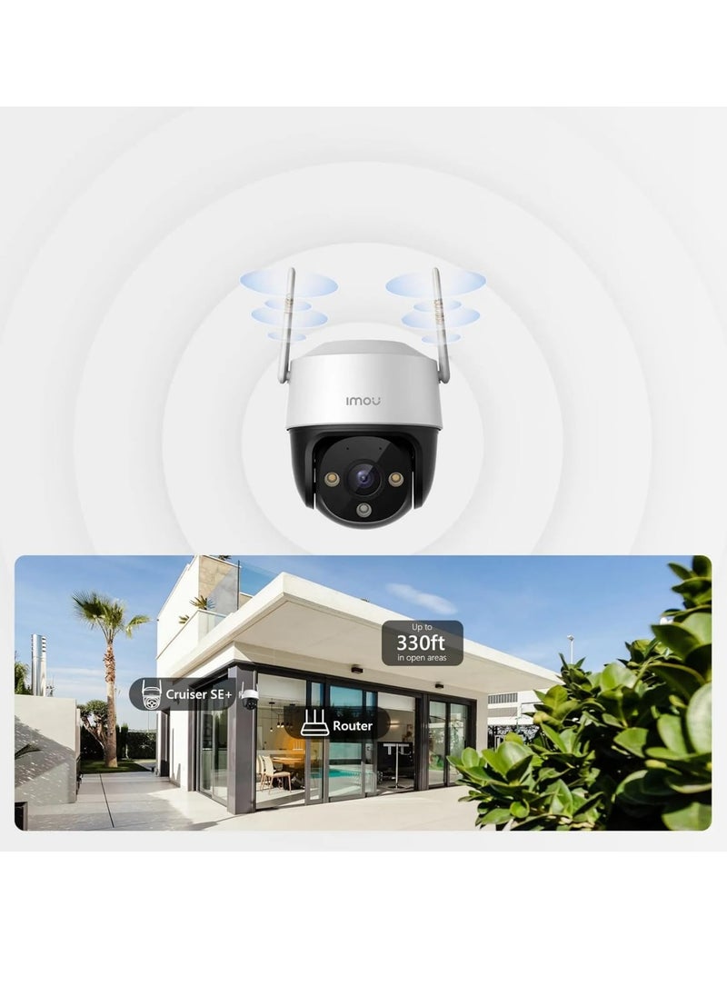 IMOU - Cruiser SE+ 3K Camera, Outdoor Security Camera for Home, WiFi CCTV Camera for Home, Surveilliance Camera with 360° Coverage, Human/Motion Detection, Smart Night Vision, IP66, Two-Way Talk - Image 1