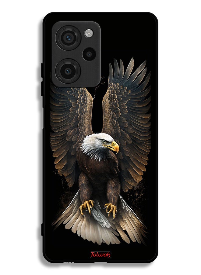 Tolwak غطاء حماية لجهاز Xiaomi Poco X5 Pro بتصميم نسر بأجنحة ممدودة - Image 2