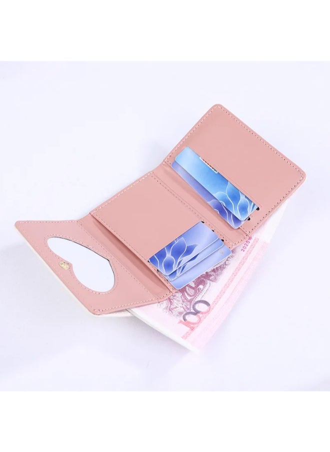 Generic Leather Flip Wallet & Card Holder with Multiple  Pockets Purple  - Image 2