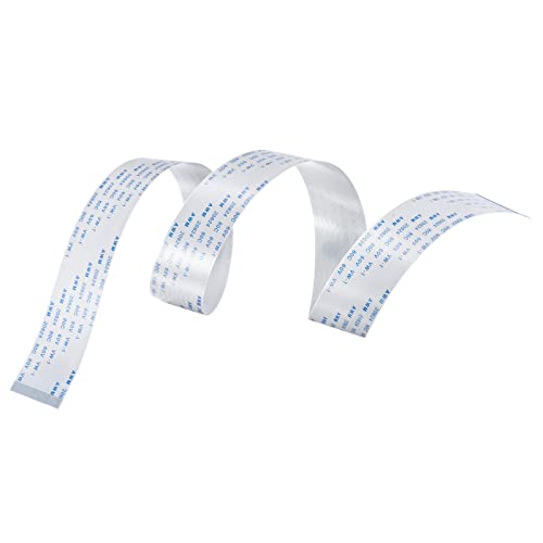 MECCANIXITY FFC Ribbon Flat Flexible Cable, 40 Pin 0.5mm Pitch 500mm Long (B Type) for LCD 3D Printer Camera DVD TV Laptop Audio Pack of 5 - Image 1
