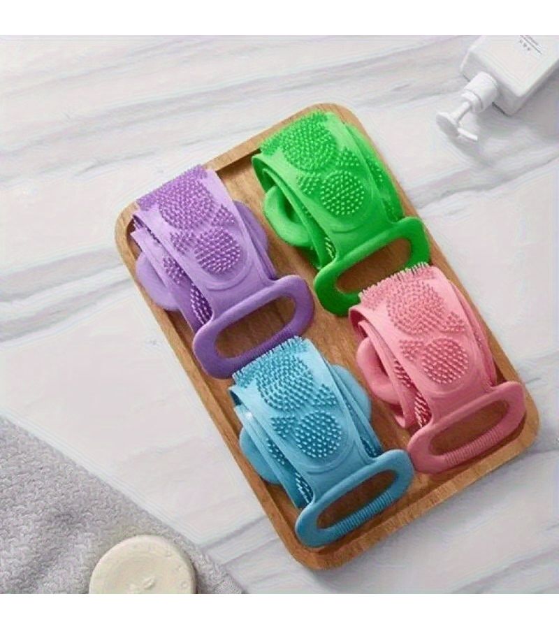2pcs Body Sponge Brush Set With Scrub Sponge And Shower Extension - Image 4