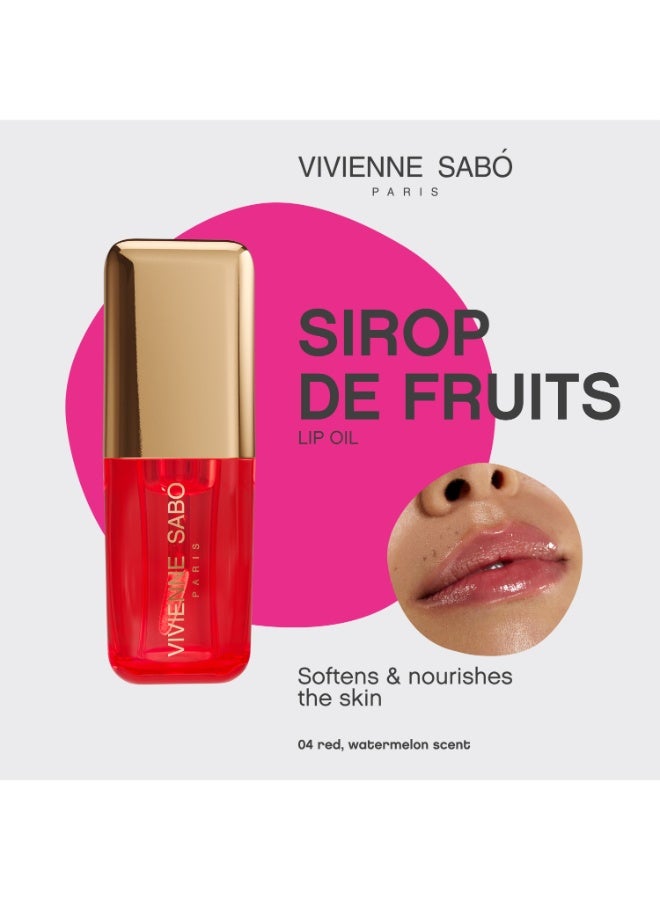 Vivienne Sabo   Lip oil  Huile a levres Sirop de Fruits shade 04 - Image 1