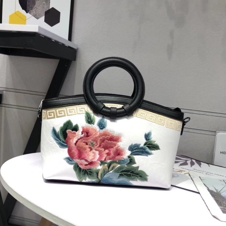 Bags For Women 2025 Retro Chinese Style Embroider With Cheongsam Hand-Held Crossbody Shoulder Bag For Women Jumei 298726 - Image 4
