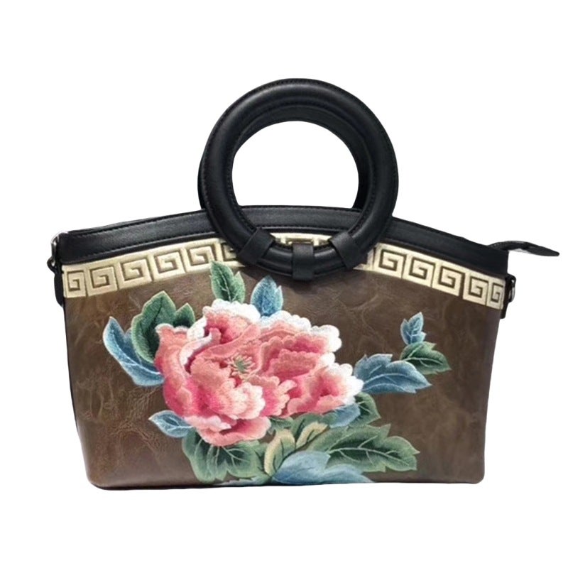 Bags For Women 2025 Retro Chinese Style Embroider With Cheongsam Hand-Held Crossbody Shoulder Bag For Women Jumei 298726 - Image 1